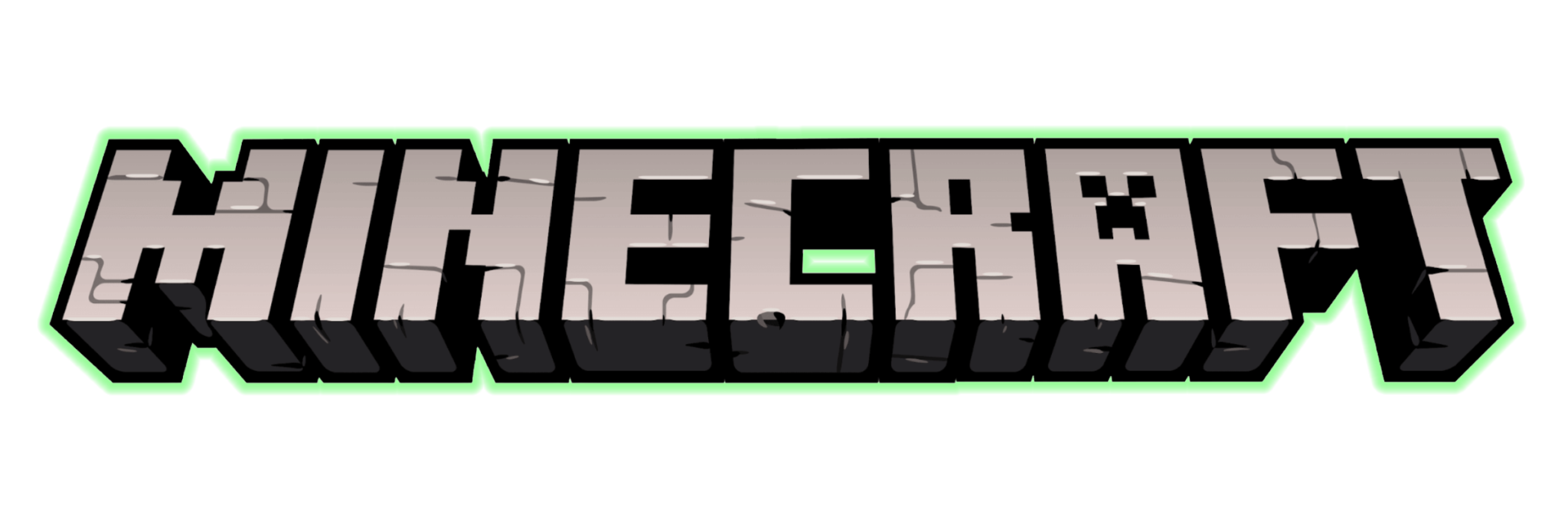 minecraft logo with no bg glow